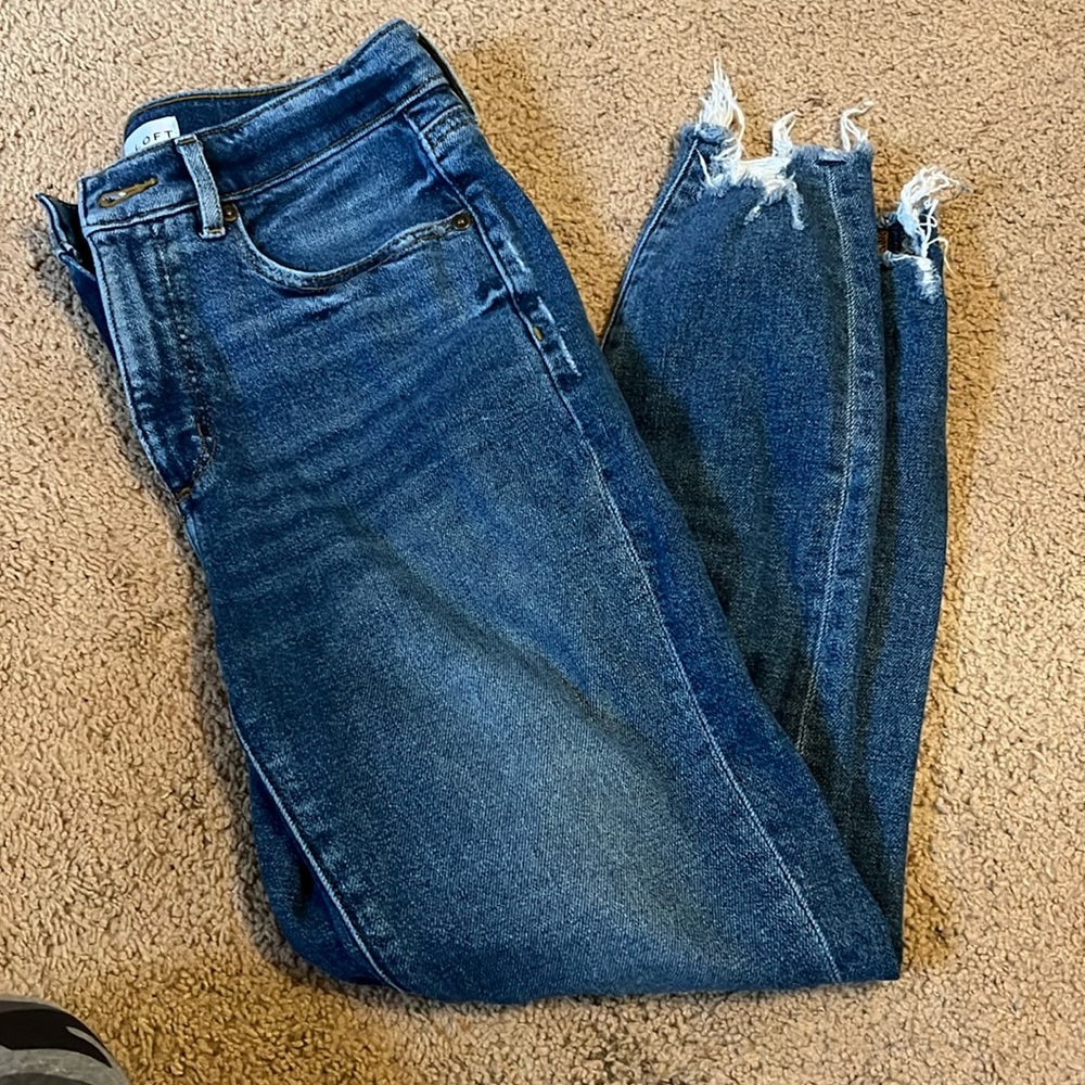 Loft Ankle skinny Jeans